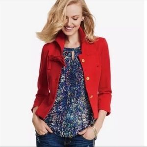 CAbi #3035 Red Beau Jacket Size 4 NWOT. Never worn.